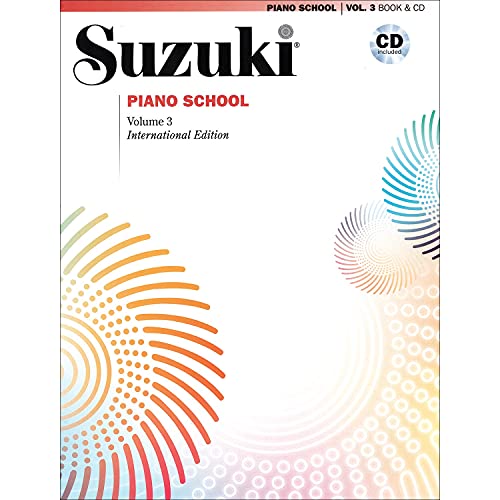 Suzuki Piano School International Edition Piano Book and CD - Volume 3