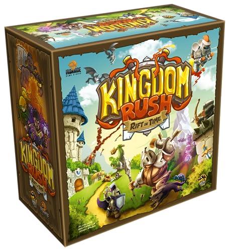 Kingdom Rush: Rift in Time Board Game - Defend the Kingdom, Rewrite History! Cooperative Medieval Strategy Game for Kids and Adults, Ages 12+, 1-4 Players, 60-90 Min Playtime, Made by Lucky Duck Games