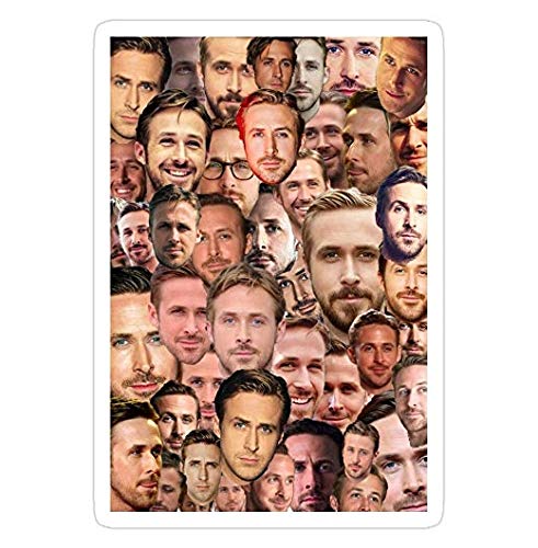 Ryan Gosling, Ryan Gosling Decal Sticker - Sticker Graphic - Auto, Wall, Laptop, Cell, Truck Sticker for Windows, Cars, Trucks