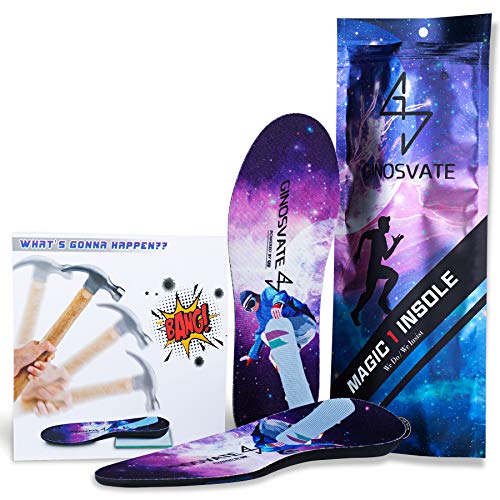 Absorbs 70% of Impact Energy Effectively,Boot Insoles for Men Work,Shock Absorbing Insoles for Women,Heavy Duty Support,Best Gifts for Dad/Mom L