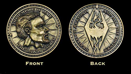 The Elder Scrolls Oblivion Skyrim Imperial Septim Coin Morrowind Daggerfall by The Elder Scrolls Oblivion Skyrim Imperial Septim Morrowind Daggerfall