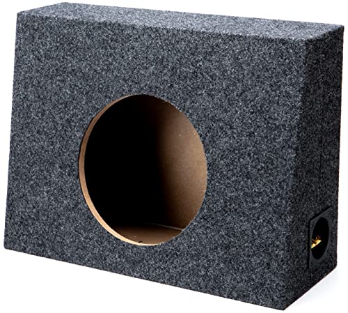 American Sound Connection Single 10' Subwoofer Regular Standard Cab Truck Sub Box Enclosure 5/8' MDF