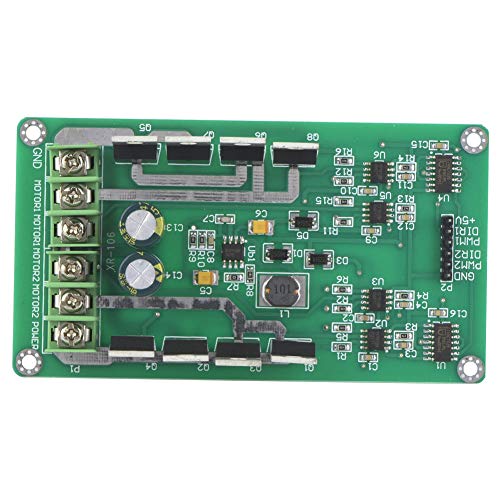10A Motor Driver Module, Dual Motor Driver Module Board H Bridge Driver Chip DC IRF3205 MOSFET 3-36V 10A Peak 30A