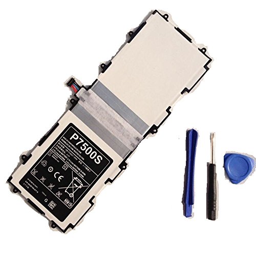 Powerforlaptop Battery for Samsung Galaxy Tab 2 10.1 N8000 Gt-p5113 Gt-p5100 P5110 Gt-p7500 Gt-p7510 Galaxy Tab 10.1 & Gt-n8000 Gt-n8010 Gt-n8013 Galaxy Note 10.1 Tablets with Installation Tools