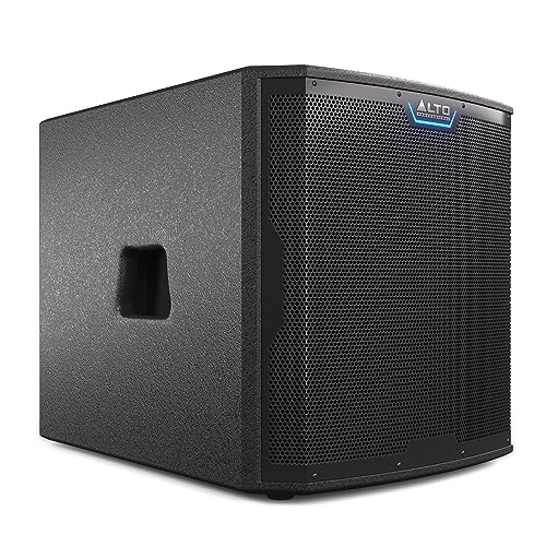 Alto Professional TS15S - 2500W 15-inch Subwoofer, Powered PA Speaker with 6 Selectable DSP Modes, Easy Setup, 132 dB, 3' Voice Coil, Superior Bass