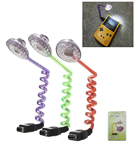 Melocyphia Worm Screen Light Led Illumination Night Lamp with Packing for GBC GBP for Gameboy Color for Gameboy Pocket Console