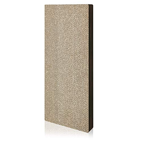 WAY BASICS Premium Cat Scratcher Wall Mounted Scratch Pad (Free Silvervine Organic Catnip), 1 Count (Pack of 1)