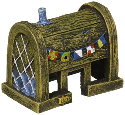Penn-Plax Spongebob Squarepants Officially Licensed Aquarium Ornament – The Krusty Krab – Medium