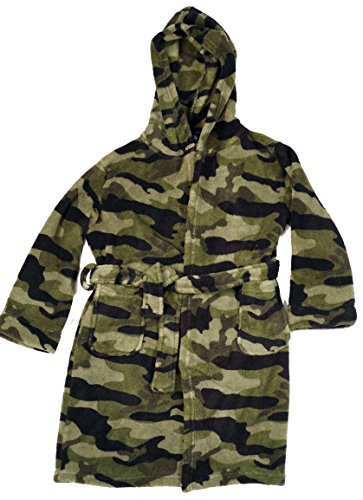 PRINCE OF SLEEP Fleece Robe Robes for Boys 75508-CAMOGRN-10-12