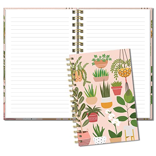 Medium Hardcover Spiral Notebook by Studio Oh! - Grow with Me - 5.75' x 8.75' - Durable Wire-O Lay-Flat Binding, Full-Color Art Rigid Cover & 160 Lined Pages