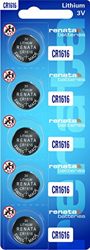 Renata CR1225 Batteries - 3V Lithium Coin Cell 1225 Battery (5 Count)
