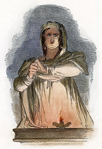 Shakespeare Macbeth NOut Damned Spot Out I Say Lady Macbeth Seemingly Washing Her Hands In Act V Scene 1 Of William ShakespeareS Macbeth Engraving 19Th Century Poster Print by (24 x 36)