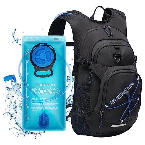 EVERFUN Hydration Backpack Water Backpack with Water Bladder 3-Liter Hiking Day Pack Women Men Lightweight Insulation Hydration Day Rucksack for Hiking, Cycling, Running, Climbing, Camping