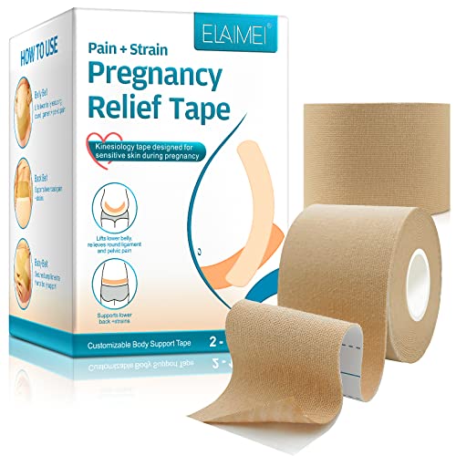 AGETITY Pregnancy Tape, Maternity Belly Support Tape, Pregnancy Belt for Women- 2 Rolls