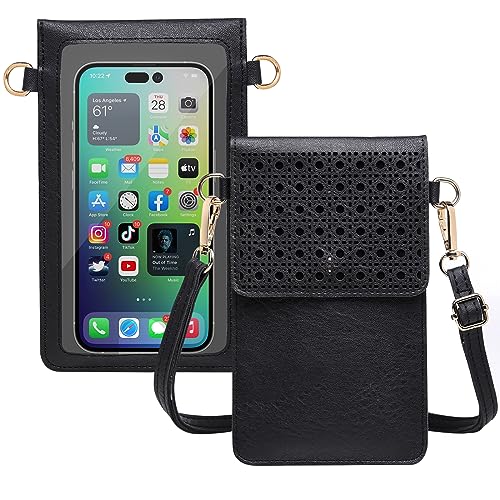 AnsTOP Small Crossbody Bag for Women - Phone Purse Crossbody Cell Phone Purse for Women with 2 Strap
