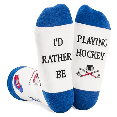 Zmart Unisex Ice Hockey Socks Hockey Skate Socks, Hockey Gifts Hockey Mom Gifts Ice Hockey Gifts Hockey Goalie Gifts Hockey Coach Gifts Hockey Player Gifts