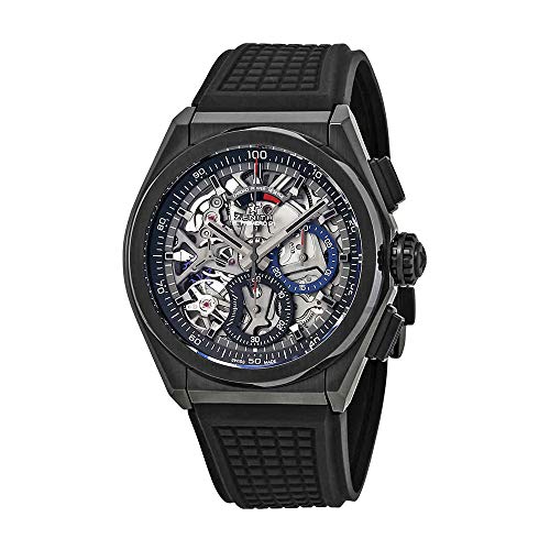 Zenith Defy El Primero 21 Skeleton Dial Automatic Men's Rubber Watch 49.9000.9004/78.R782