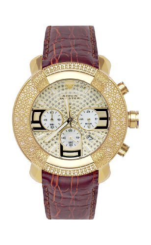 New! Aqua Master Men's #96 20-Diamond Watch