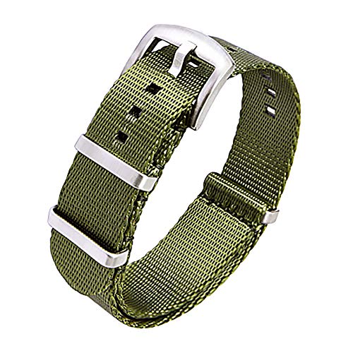 Ritche Nylon Watch Strap with Heavy Buckle Bands for 18mm 20mm 22mm Premium Seat Belt Nylon Watch Bands for Men Women