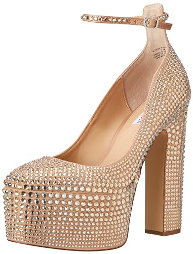 Steve Madden Women's Skyrise Pump, Rhinestone, 9