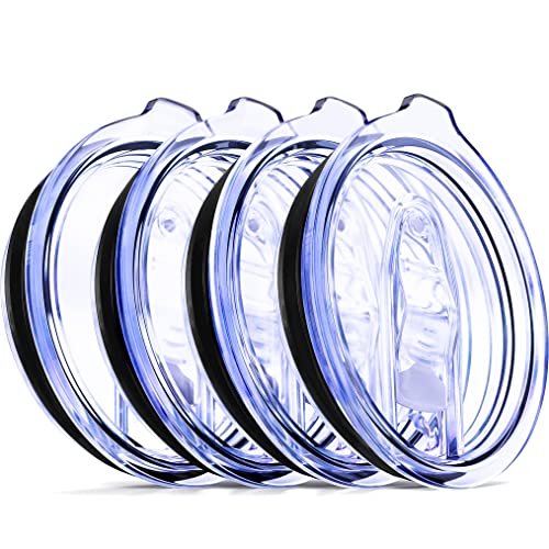30 OZ - 4 Replacement Lids for Yeti Tumblers like Yeti Lids - 3.7 Inch Diameter - Spill Proof Lids for Yeti Tumblers - Tumbler Lid for Yeti Tumbler 30 oz, Tumbler Lids 30 oz Replacement Lid, Fit Yeti