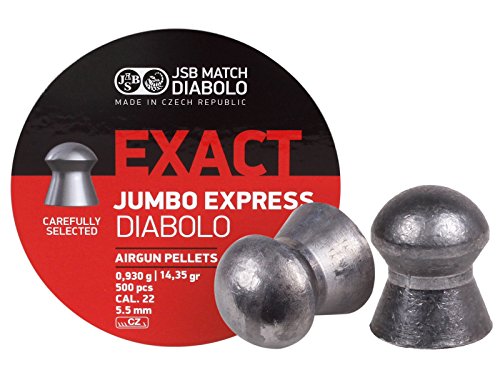 Jsb Diabolo Exact Jumbo Express .22 Cal 14.3 Grains Domed 500Ct
