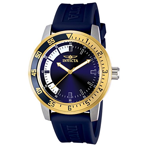 Invicta Men's 12847 Specialty Blue Dial Blue Polyurethane Watch