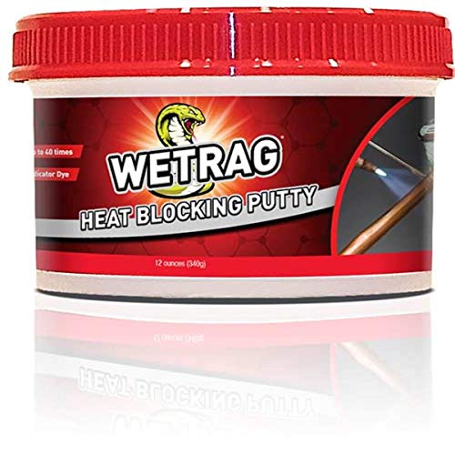 Refrigeration Technologies RT400P Viper Wetrag Heat Blocking Putty Jar (1), 12 oz.