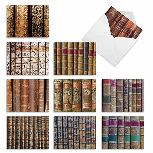 The Best Card Company - 10 Fun Cards for All Occasions (4 x 5.12 Inch) - Boxed Assorted Notecard Set, Blank Inside - Take Cover M2005