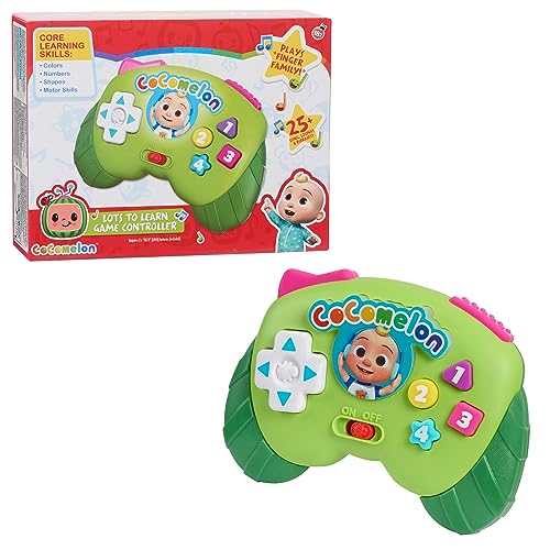 CoComelon Lots to Learn Game Controller, Preschool Learning and Education, Officially Licensed Kids Toys for Ages 18 Month by Just Play