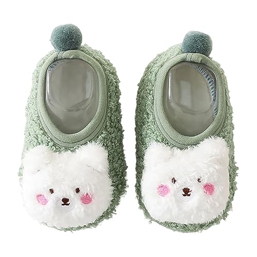 Bblulu Comfortable Cozy Soft House Slippers for Toddler Girl/Boy Fluffy Plush Home Slides for Kids Indoor Outdoor Warm Shoes Toddlers's Shoes