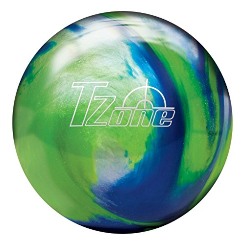 Brunswick Tzone Ocean Reef Bowling Ball Tzone Ocean Reef Bowling Ball, Green/Blue/Silver, 13 lb