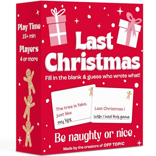 Last Christmas: The Naughty or Nice Holiday Party Game for the Whole Family - Fun Board Games for Family Night by Off Topic Games