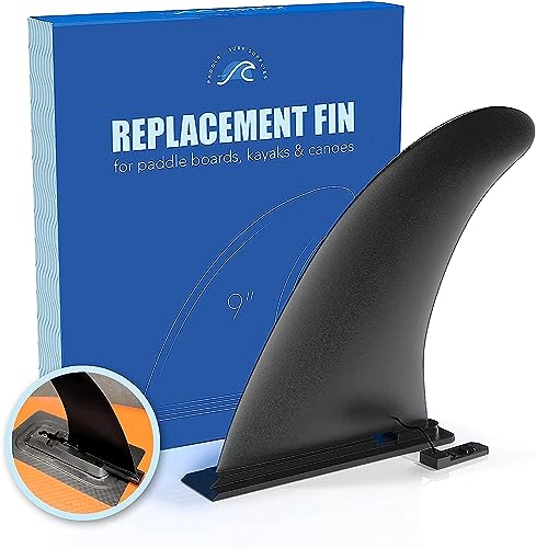 Paddle Board Fin - 9' Replacement for iSUP/Inflatable Paddle Boards, Kayak, Canoe Stand Up Plastic Fin