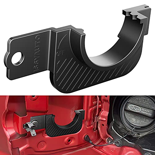 ISSYAUTO Gas Cap Holder Compatible with 2016-2023 Tacoma 3rd Gen Fuel Cap Holder, Black