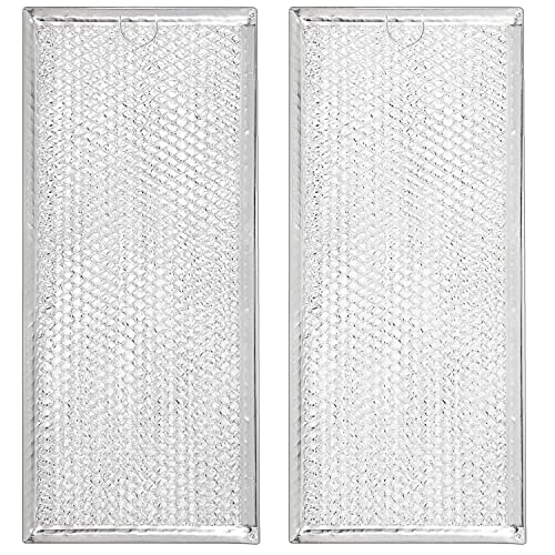 Replacement for Whirlpool W10208631A, GE WB06X10596, AP5617368 Grease Filter for Many Microwaves filter 13 x 6 (Packed in Box) (2-Pack)