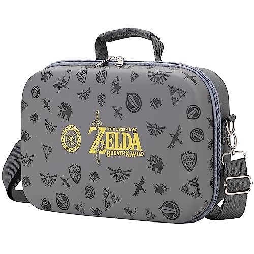 Dronside Zelda Carrying Case for Nintendo Switch/Switch OLED Model (2021) - Portable Hard Travel Storage Messenger Bag for Nintendo Switch Console Pro Controller Accessories