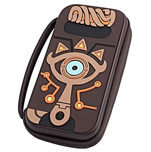 Switch Case Compatible with Nintendo Switch/Switch OLED, Switch Carrying Case with Sheikah Slate Eye, Hard Shell Portable Switch Travel Carry Case for BOTW Fans