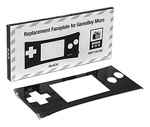 Game Boy Micro Replacement Faceplate (Black)