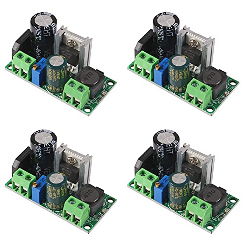 UMLIFE 4PCS AC/DC to DC Step Down Buck Converter AC 5-30V DC 5-48V 24V 36V 48V to DC 2.5-35V 12V Voltage Regulator Board 2A Adjustable Volt Power Supply Module