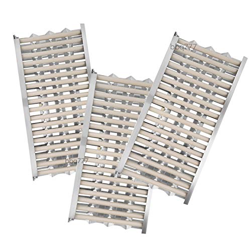bbq777 3-Pack Replacement Complete Kit - 18 5/8' x 9 7/8' Radiant Tray & Ceramic Rod for DCS Gas Grill Modles BGA36, BGA48, BGB36, and BGB48,Etc