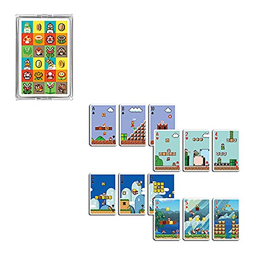 Nintendo Super Mario Game Stage Playing Cards