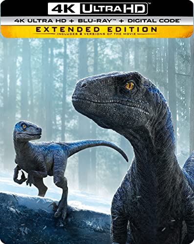 Jurassic World Dominion - Limited Edition Steelbook 4K Ultra HD + Blu-ray + Digital [4K UHD]