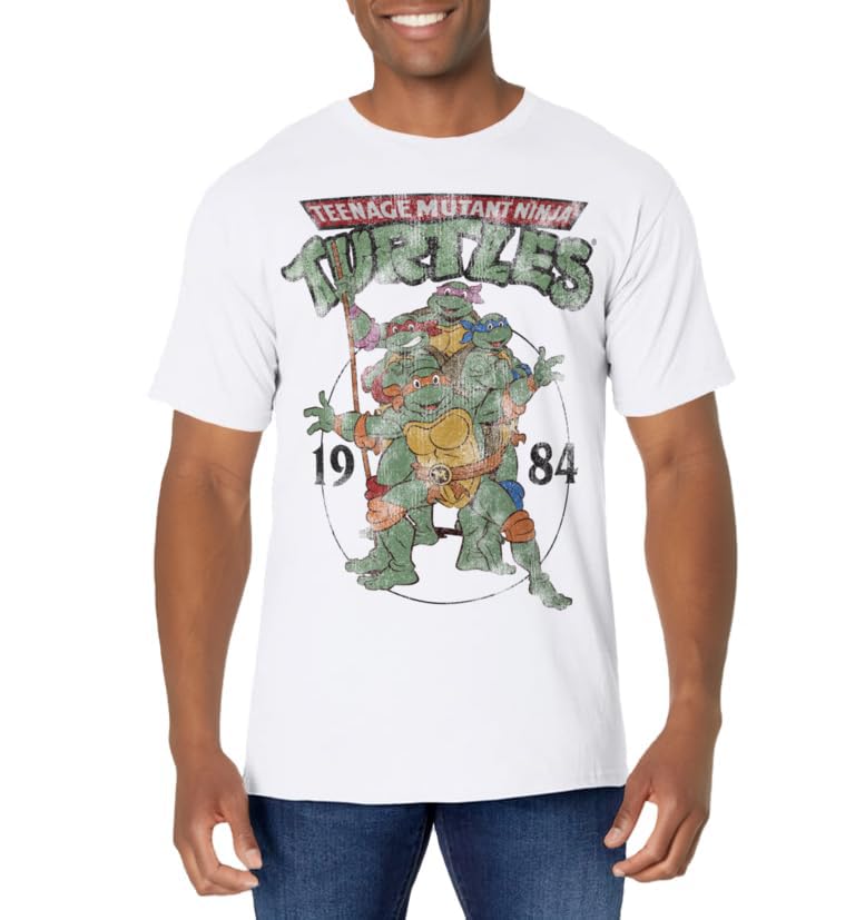 Teenage Mutant Ninja Turtles Classic Circle 1984 Tee-Shirt T-Shirt