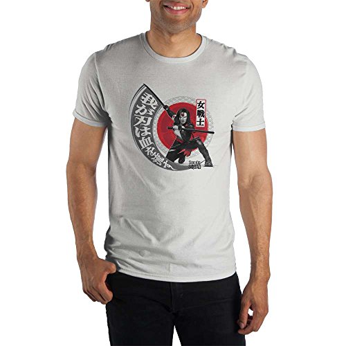Bioworld Suicide Squad Katana Tatsu Yamashiro Men's White T-Shirt Tee Shirt-XX-Large