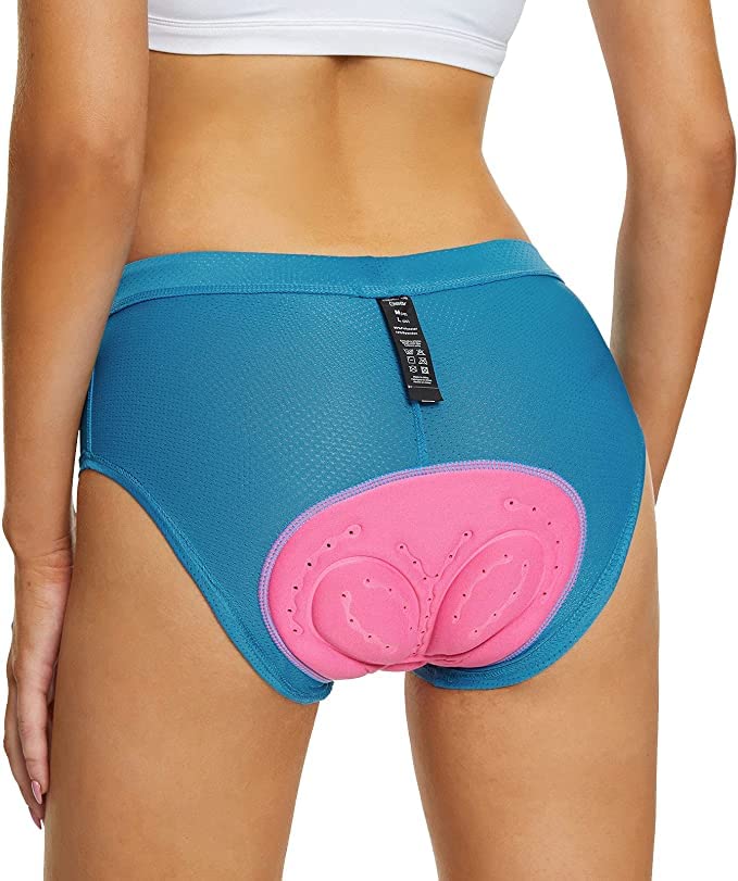 FEIXIANG Cycling Underwear for Women, 4D Padded Bike Bicycle Shorts Cycle Biking Riding Undershorts MTB Mountain