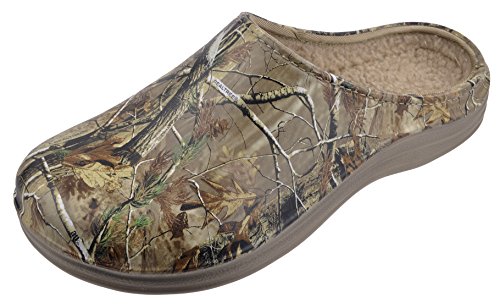 Realtree Men's Camouflage Clog Slip-on Shoe, with Lining, Size 7 to 13 (12, Camouflage Pattern)