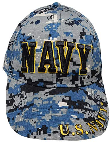 Trade Winds NWT U.S. Navy 3D Letters Digital Camo ACU Embroidered Cap Hat Licensed