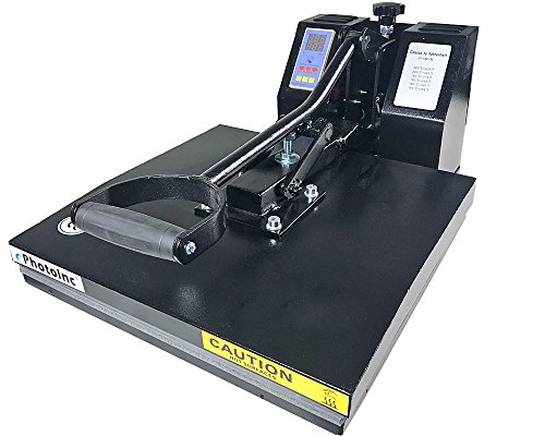 ePhotoInc New 15' x 15' T Shirt Heat Press Machine T Shirt Transfer Machine 1515BLK
