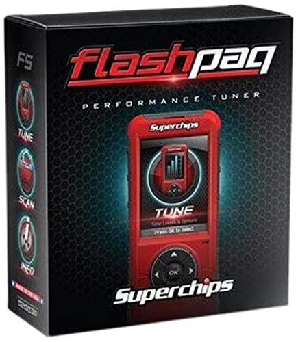 NEW SUPERCHIPS FLASHPAQ F5 IN-CAB TUNER,HEMI GASOLINE & 5.9L,6.7L CUMMINS DIESEL,COMPATIBLE WITH 1998-2014 DODGE RAM & CHRYSLER VEHICLES